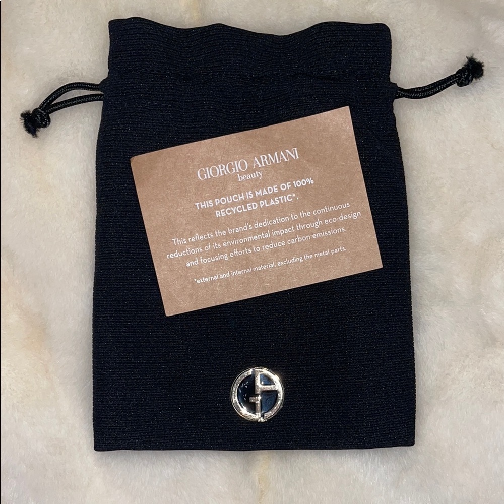 Bundle any 3 for $15 Giorgio Armani Black Drawstring Pouch